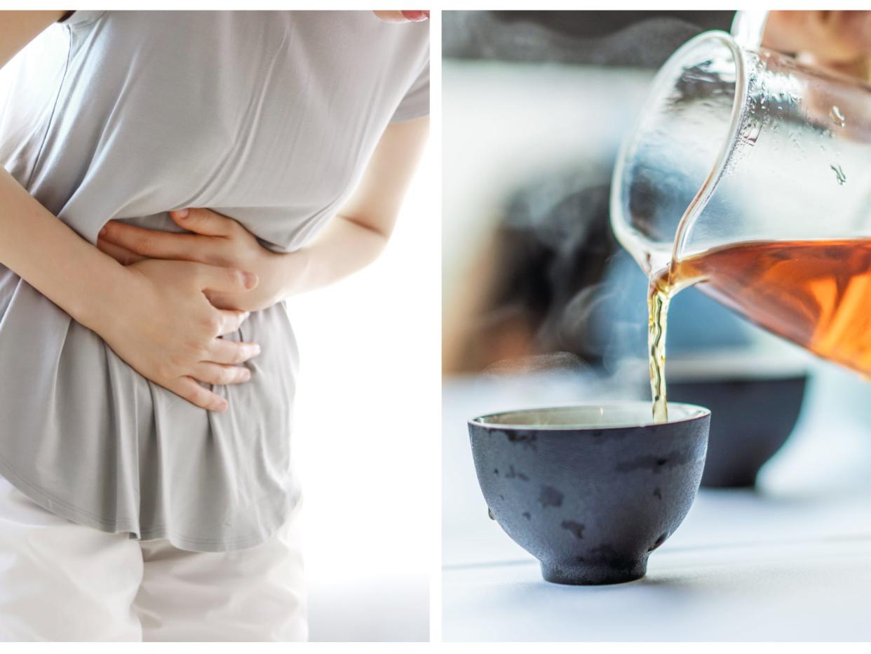 Herbal tea has been linked to liver toxicity that can cause abdominal pain.