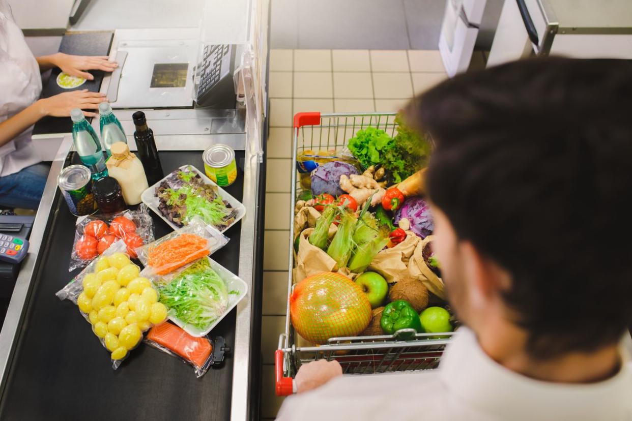 grocery store checkout