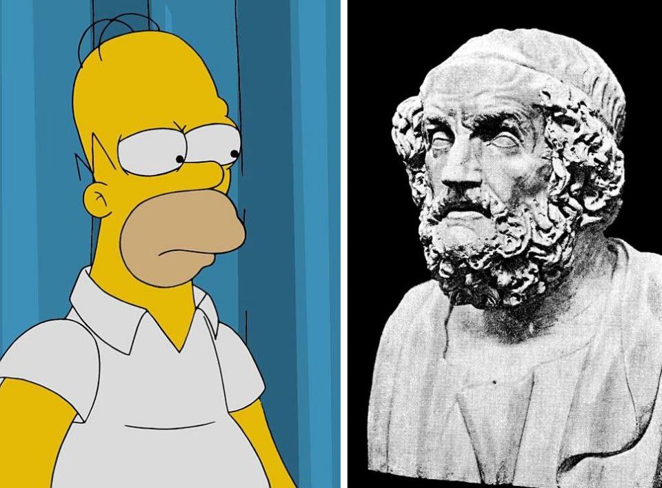 Homer und Homer (Bild: ddp/Getty Images)