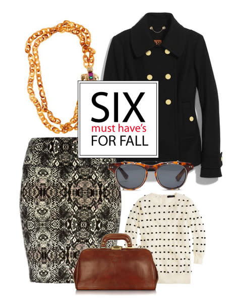 Six pieces to get you through the fall in style!