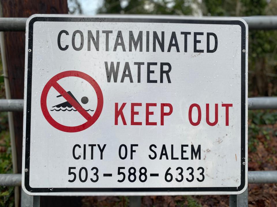 City of Salem warns residents of contaminated water at Clark Creek Friday morning.