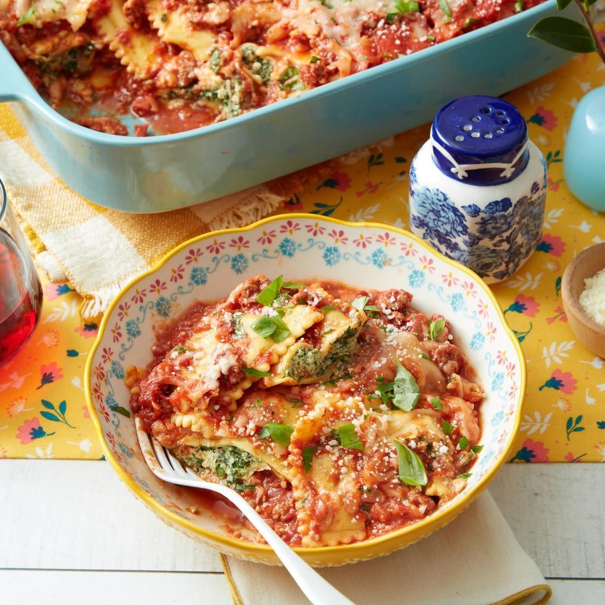 easter casseroles baked ravioli