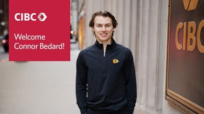 Welcome Connor Bedard! (CNW Group/CIBC)