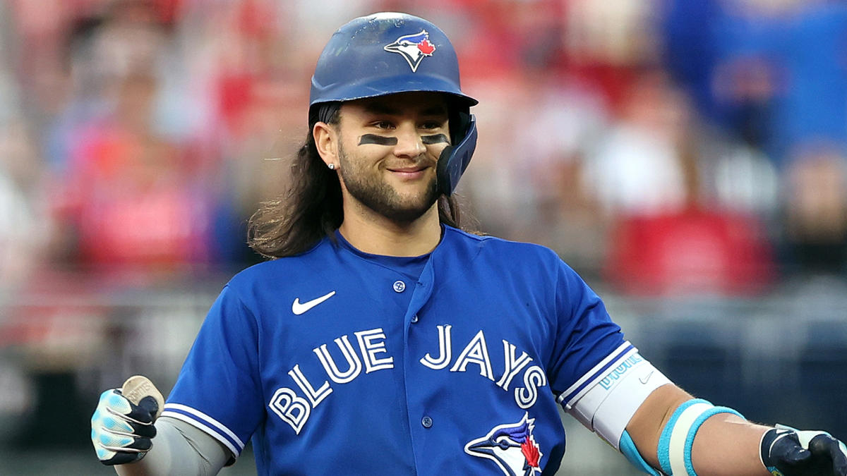 Toronto Blue Jays' Vladimir Guerrero Jr. and Bo Bichette