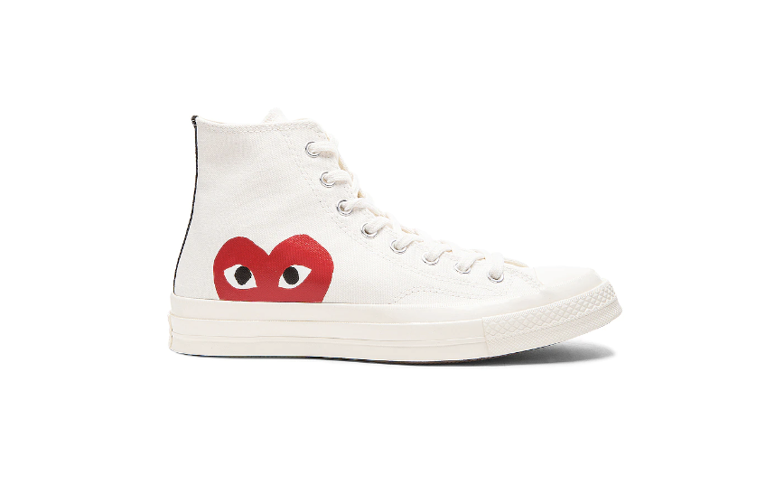 Comme de Garçons Play快閃8折！愛心Tee折後$600、皇牌小白鞋折後$939