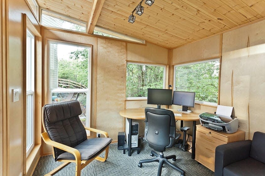 Modern-Shed says more people are converting backyard sheds into home offices.