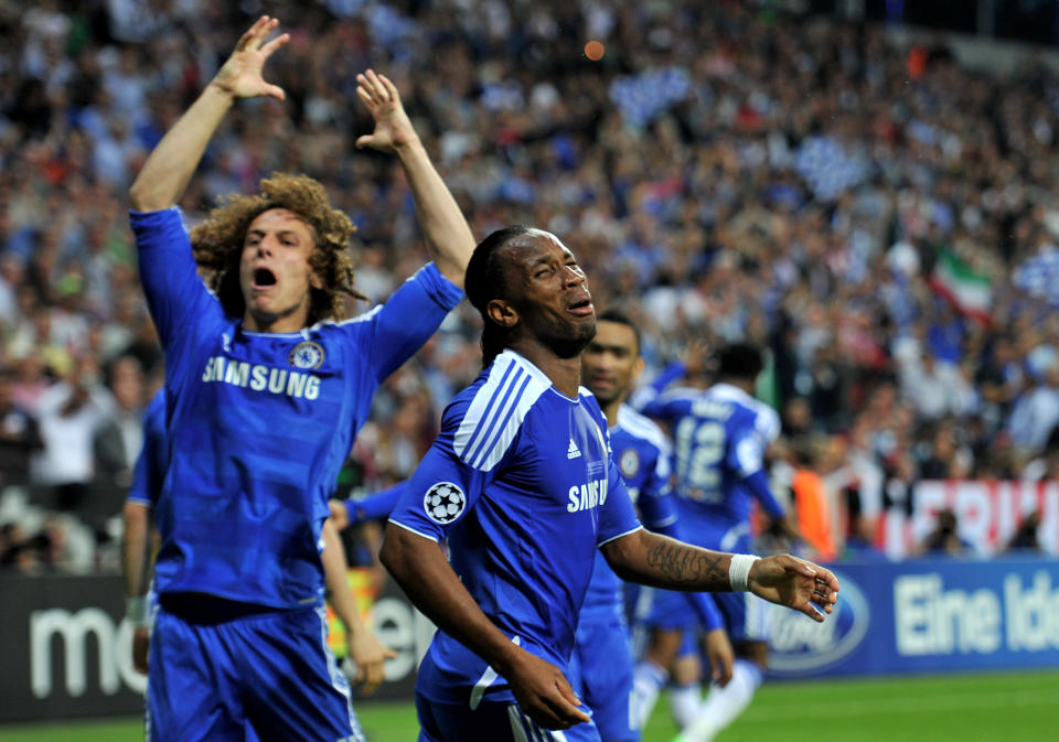 Golden moment: Didier Drogba was a Munich marvel for Chelsea in 2012