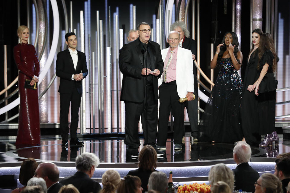 Jim Beach accepts the Best Motion Picture – Drama award for “Bohemian Rhapsody” onstage during the 76th Annual Golden Globe Awards.