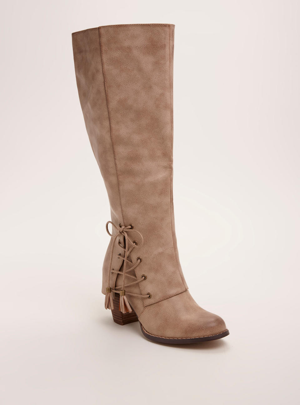 <a href="http://www.torrid.com/product/lace-up-knee-high-heel-boots-wide-width-wide-calf/10965582.html?cgid=shoes-boots" target="_blank">Shop them here</a>.&nbsp;