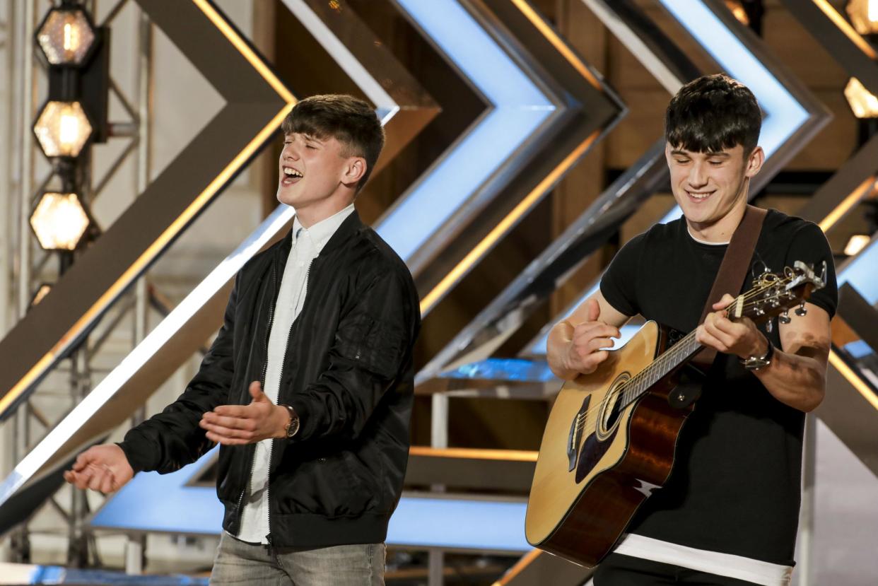 'Original: Sean and Connor reworked classic song All Along the Watchtower: ITV