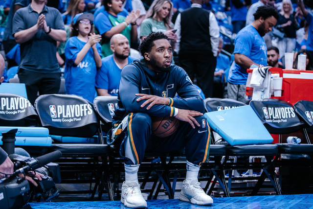 Utah Jazz Guard Donovan Mitchell Wears Colorway Of Signature Shoes Voted On  By Fans