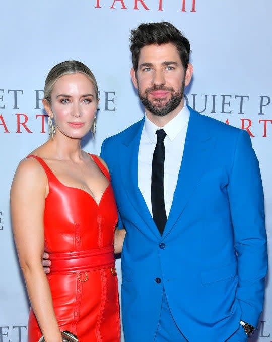 Emily Blunt and John Krasinski.