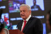 FILE PHOTO: Mexico's President Lopez Obrador attends U.S. global climate summit, in Mexico City