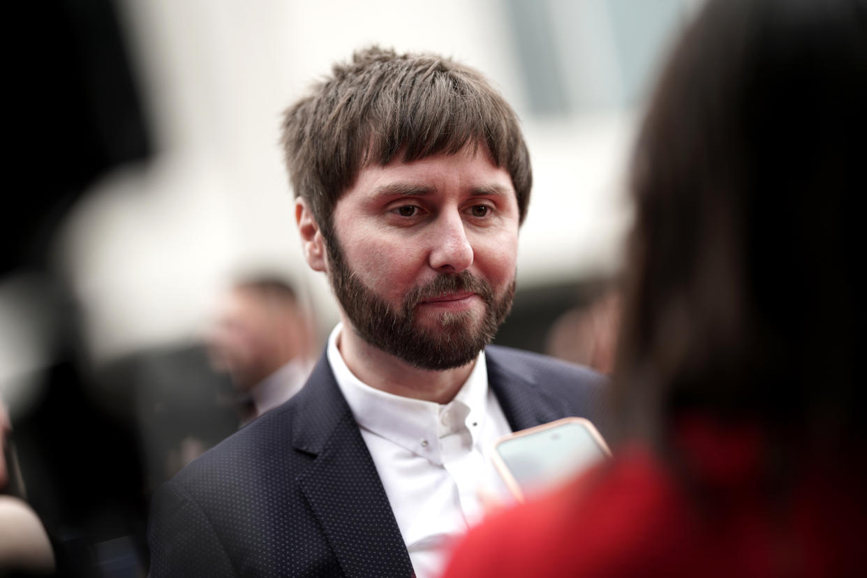 James Buckley attends the 2023 BAFTA Games Awards at the Queen Elizabeth Hall