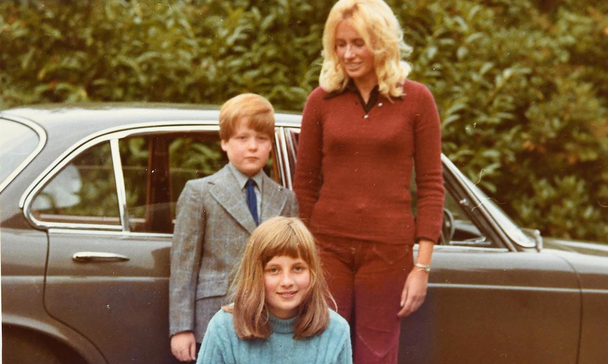 <span>Charles Spencer, being farewelled for boarding school by his sister Diana and nanny Mary Clarke in 1972.</span><span>Photograph: © Earl Charles Spencer</span>