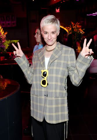 <p>Mike Coppola/Getty </p> Megan Rapinoe