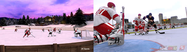 NHL 2K10: The 2009 NHL Winter Classic at Wrigley Field (shootout