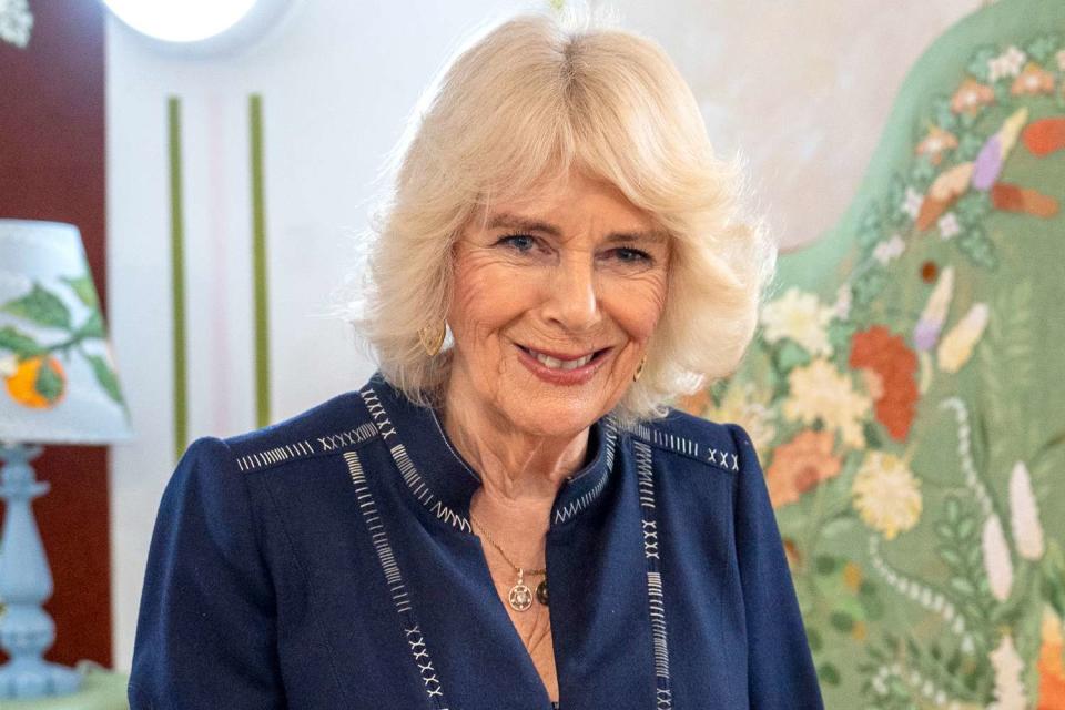 <p>Arthur Edwards - WPA Pool/Getty</p> Queen Camilla visits London art pop-up on Feb. 14, 2024