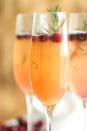 <p>Overestimated how much sparkling wine your guests would drink? Use leftovers to create a light cranberry mimosa to start the day.</p><p><strong>Get the recipe at <a href="http://damndelicious.net/2015/12/08/cranberry-mimosa/" rel="nofollow noopener" target="_blank" data-ylk="slk:Damn Delicious;elm:context_link;itc:0;sec:content-canvas" class="link ">Damn Delicious</a>.</strong></p>