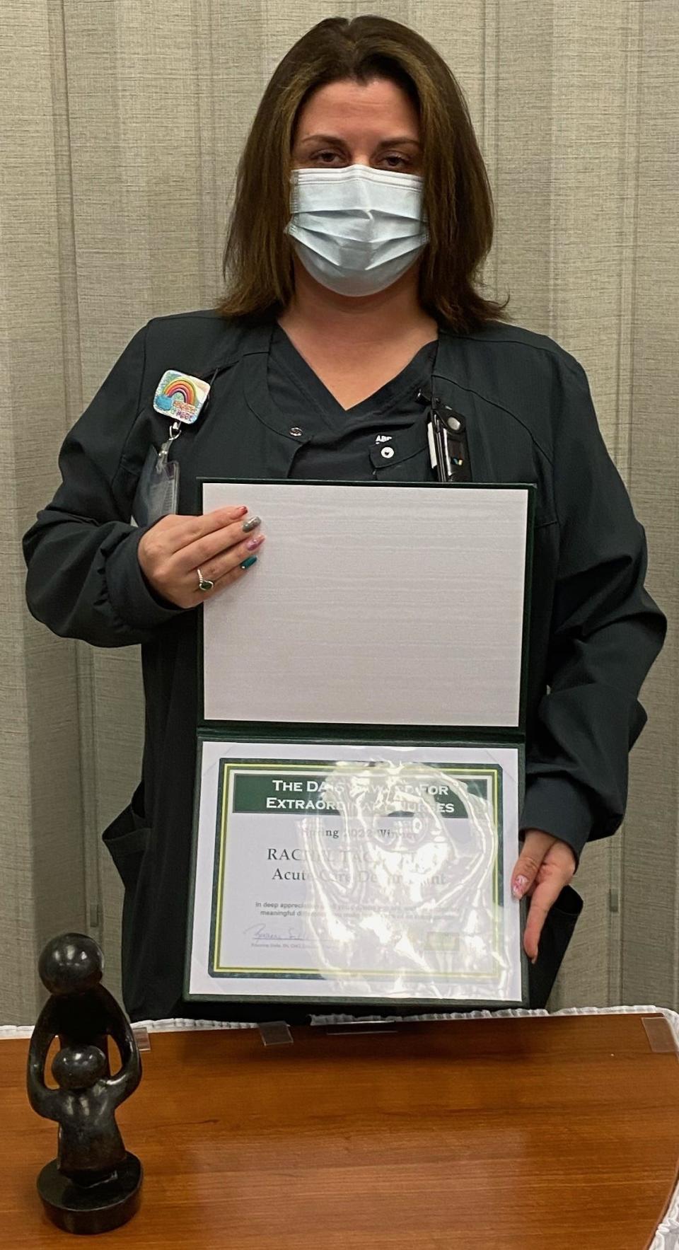 Tackett is credited with serving as an excellent patient advocate and coordinating pain medication administration between the pharmacy and the patient’s clinical care team to ensure the patient received safe and quality care.