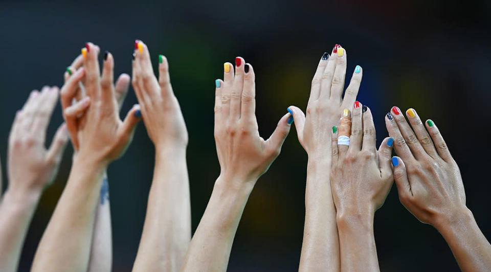 United Colors of Olympic Nail Art