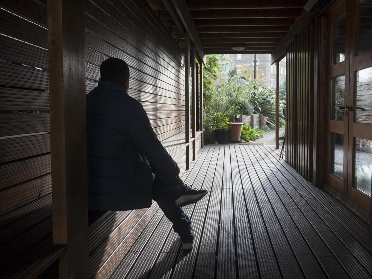 Abdul, not his real name, pictured at Freedom From Torture headquarters in north London: Jon Sharman/The Independent