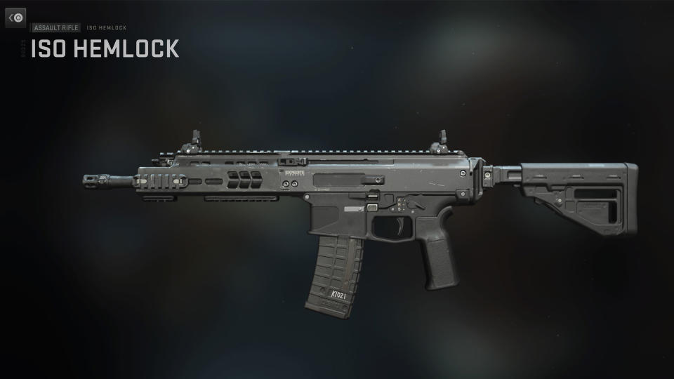 Warzone 2 assault rifle ISO Hemlock