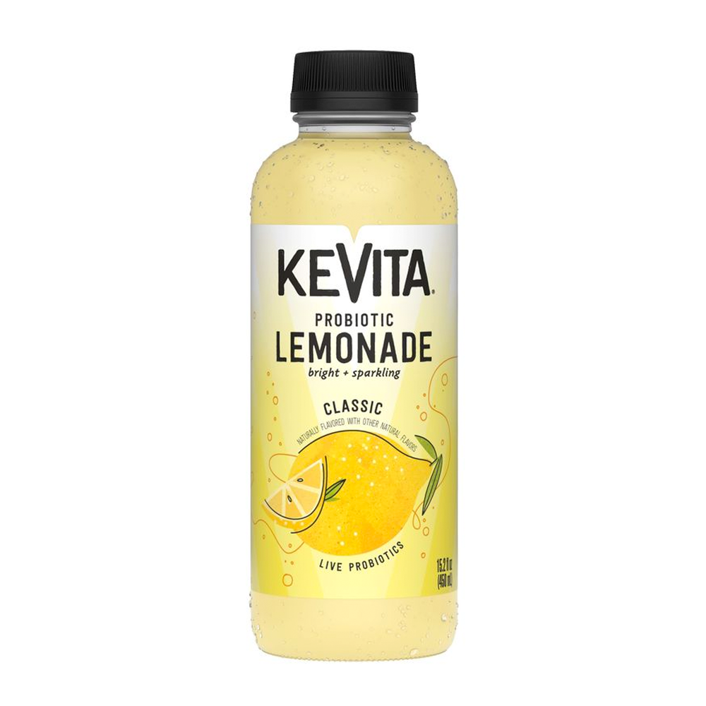 <p><a href="https://go.redirectingat.com?id=74968X1596630&url=https%3A%2F%2Fwww.instacart.com%2Fproducts%2F26544205-kevita-classic-flavored-sparkling-probiotic-lemonade-15-2-fl-oz&sref=https%3A%2F%2F" rel="nofollow noopener" target="_blank" data-ylk="slk:Shop Now;elm:context_link;itc:0;sec:content-canvas" class="link rapid-noclick-resp">Shop Now</a></p><p>Sparkling Probiotic Lemonade</p><p>$3.29</p><span class="copyright">KeVita</span>