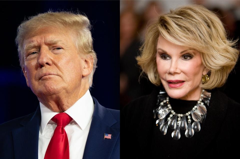 Donald Trump and Joan Rivers (Getty)