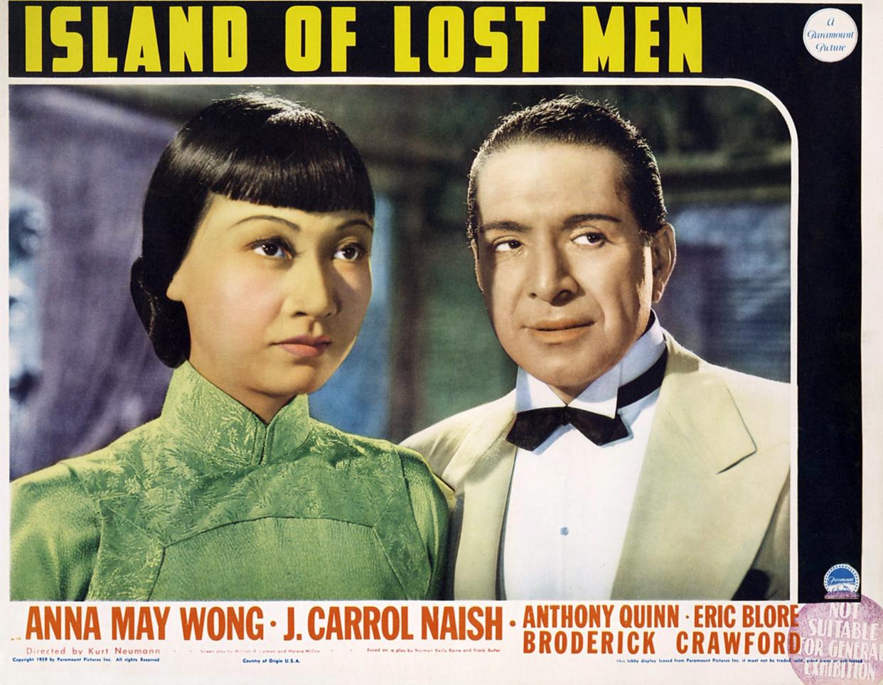 Anna May Wong and J. Carrol Naish 