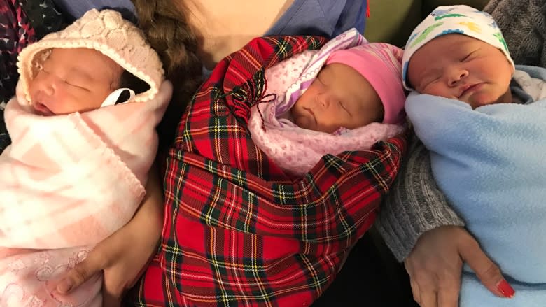 'A beautiful thing:' 3 babies born within 24 hours to the same Resolute family