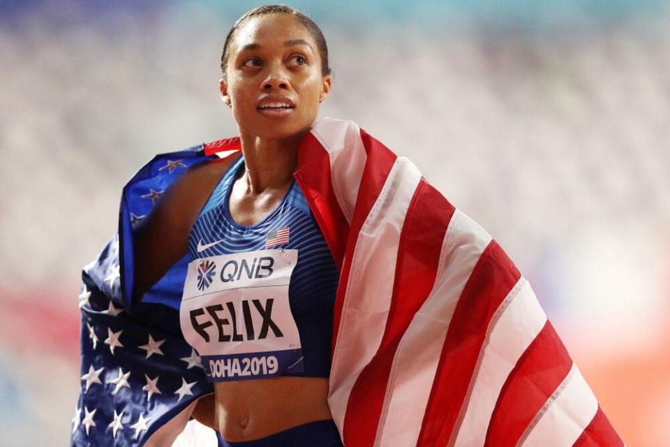 Olympian Allyson Felix | Patrick Smith/Getty