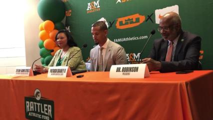 WATCH: New FAMU head men's basketball coach Patrick Crarey II's introductory statement