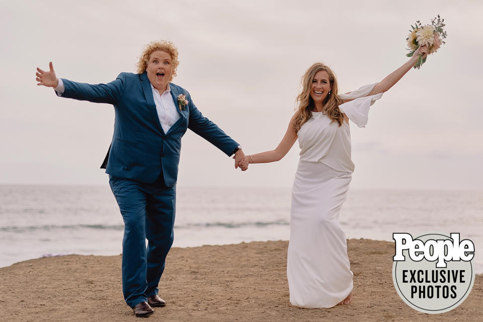 See All the Photos from Fortune Feimster's Malibu Beach Wedding