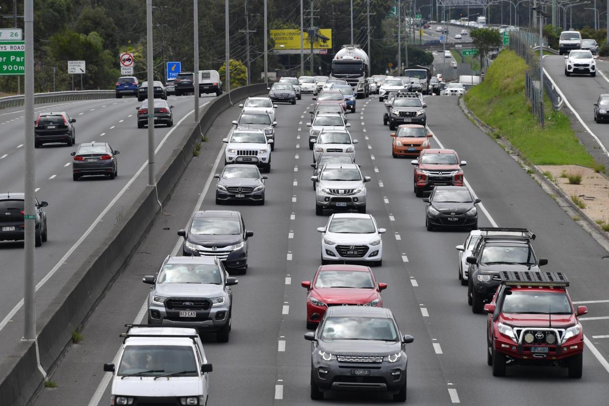 <span>SUVs have soared in popularity in Australia, prompting environmental and safety concerns, while Yarra city council is looking at raising parking fees for big cars.</span><span>Photograph: Darren England/AAP</span>
