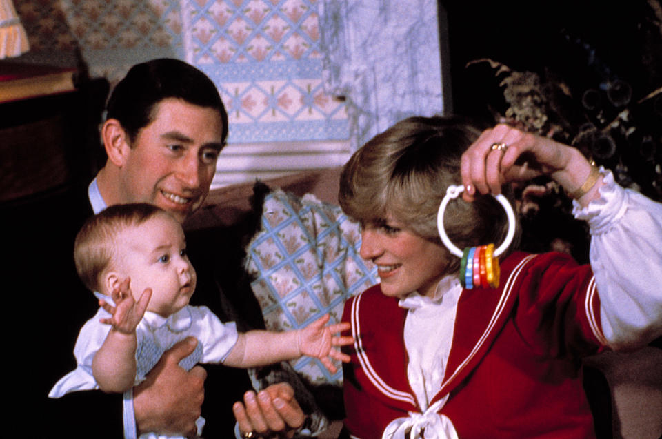 <span><span>Prince Charles, Prince William, Princess Diana - 1983</span><span>Everett/Shutterstock</span></span>
