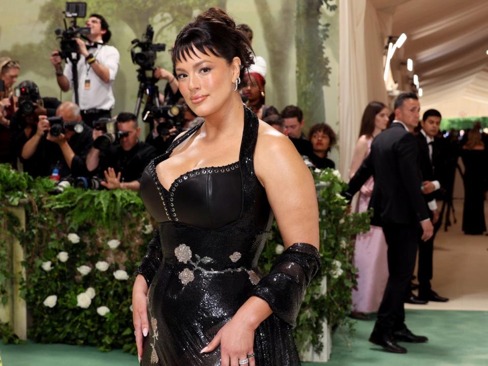 Ashley Graham attends The 2024 Met Gala Celebrating “Sleeping Beauties: Reawakening Fashion” at The Metropolitan Museum of Art on 6 May 2024 in New York City. (Getty Images)