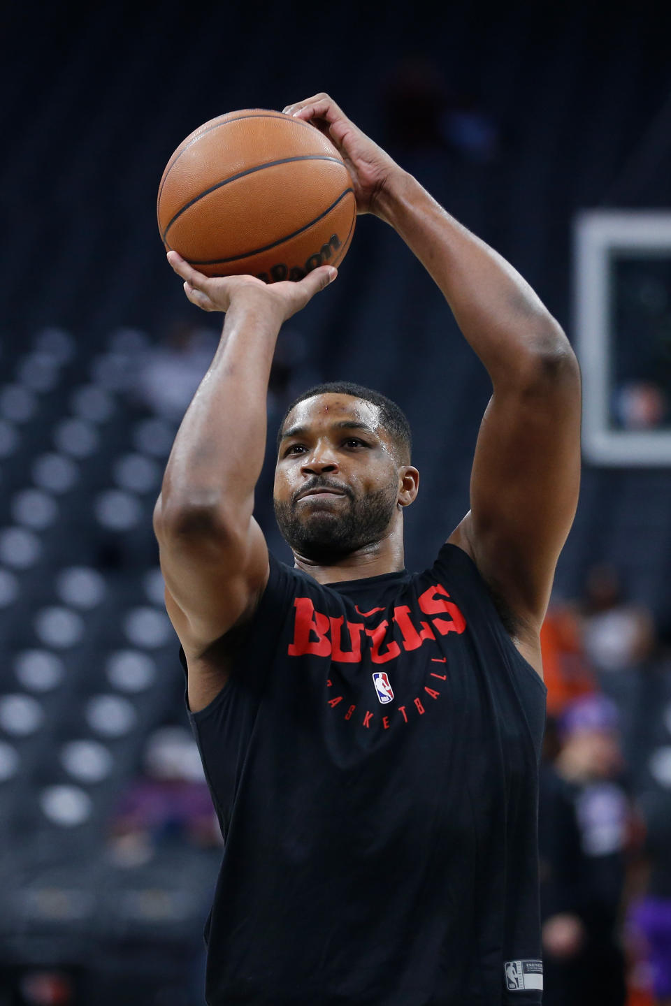 tristan shooting a basketball