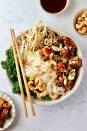 <p>This teriyaki <a href="https://www.delish.com/uk/cooking/recipes/a29870964/tofu-stir-fry-recipe/" rel="nofollow noopener" target="_blank" data-ylk="slk:tofu;elm:context_link;itc:0;sec:content-canvas" class="link ">tofu</a> is totally delicious, coated in panko breadcrumbs and sesame seeds for a crispy coating. Serve with steamed rice and broccoli, or noodles - whatever you fancy! </p><p>Get the <a href="https://www.delish.com/uk/cooking/a37067292/teriyaki-tofu/" rel="nofollow noopener" target="_blank" data-ylk="slk:Crispy Teriyaki Tofu;elm:context_link;itc:0;sec:content-canvas" class="link ">Crispy Teriyaki Tofu</a> recipe.</p>