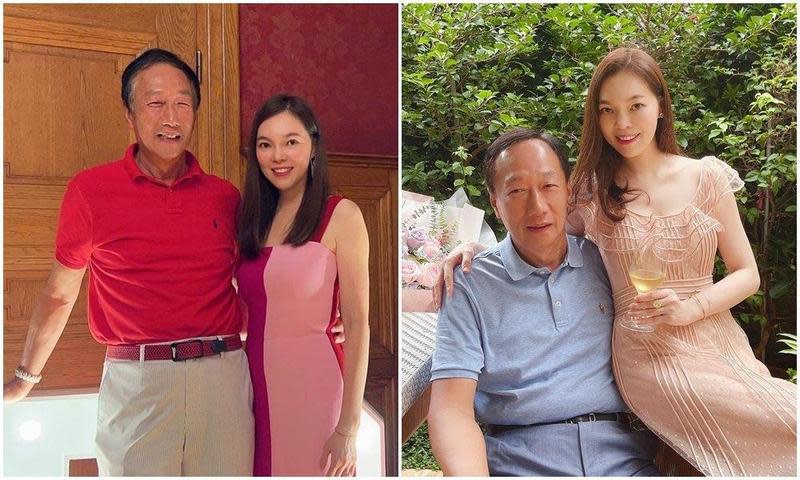 郭台銘與曾馨瑩結婚15年，感情恩愛。（翻攝曾馨瑩IG）