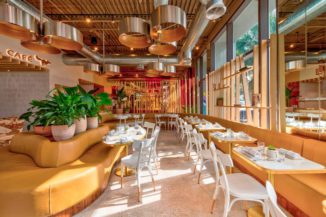 Yann Couvreur Café in Wynwood was designed by French architect and interior designer Charles Zana.