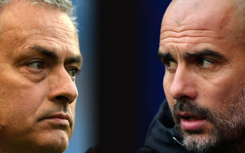 Mourinho and Guardiola head-to-head - Credit: Getty Images