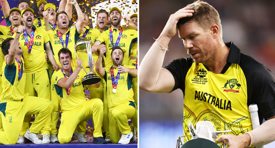 For the first time Australian viewers won’t be able to lean on free-to-air or Foxtel coverage to watch Australia at the T20 World Cup. Image: Getty