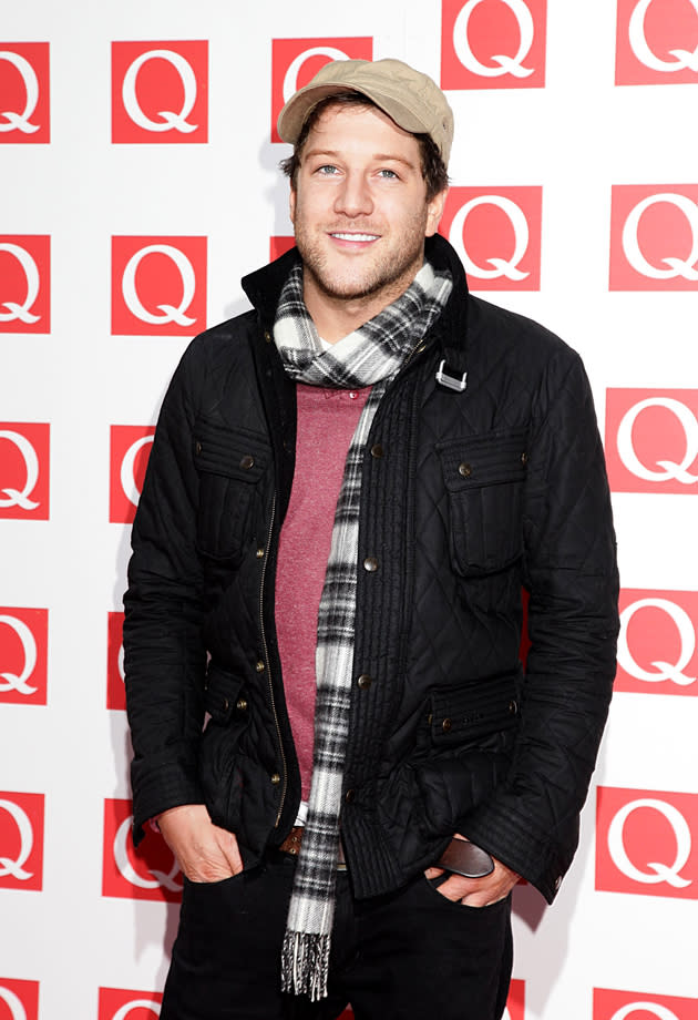 Matt Cardle looked super-casual in his trademark hat. He also looked very pleased with himself - but we would too if our album was number 2 in the charts.