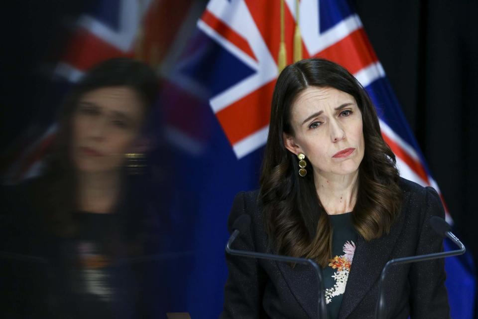 Prime Minister Jacinda Ardern speaks to media during a press conference at Parliament on May 27, 2020 in Wellington, New Zealand: Getty Images