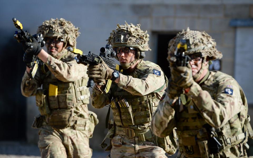 British Army troops - Finnbarr Webster/Getty Images Europe