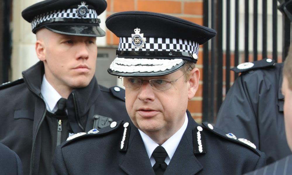 Simon Byrne, pictured while serving in the Met police. 