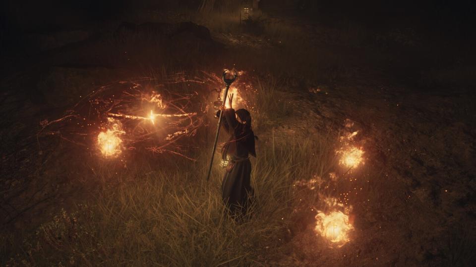 Mage screenshots from Dragon's Dogma 2