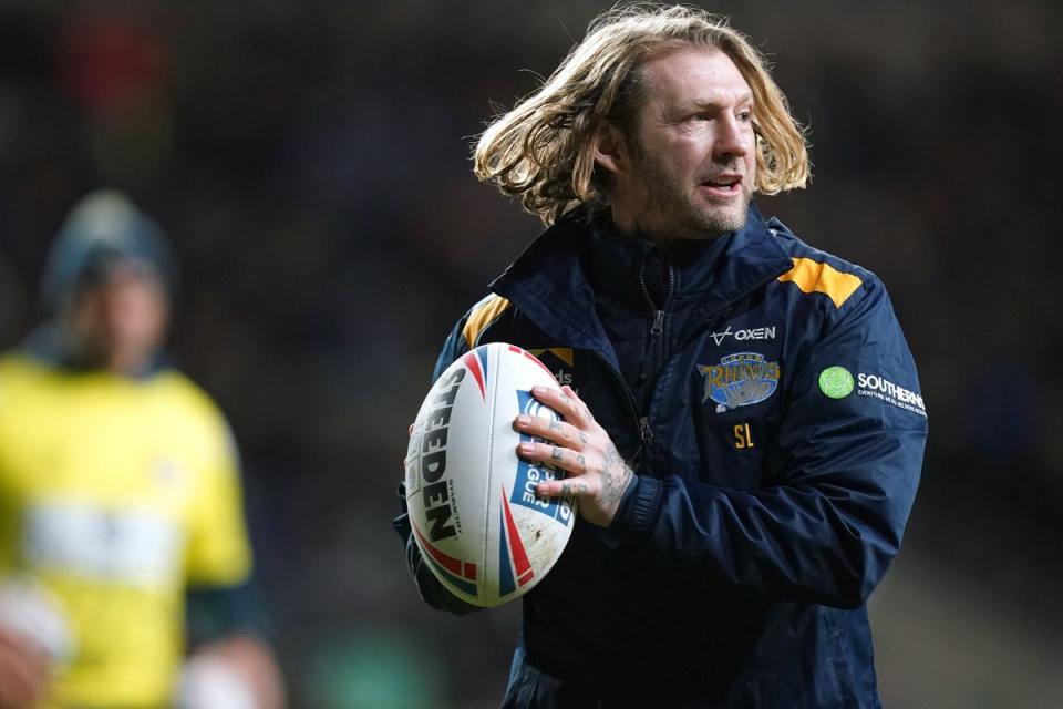 Leeds Rhinos assistant coach Sean Long before the Betfred Super League match at Headingley Stadium, Leeds. Picture date: Thursday February 24, 2022. (PA Archive)