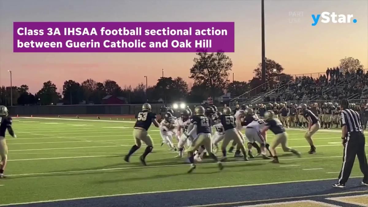 IHSAA football sectional highlights Guerin Catholic 24, Oak Hill 21